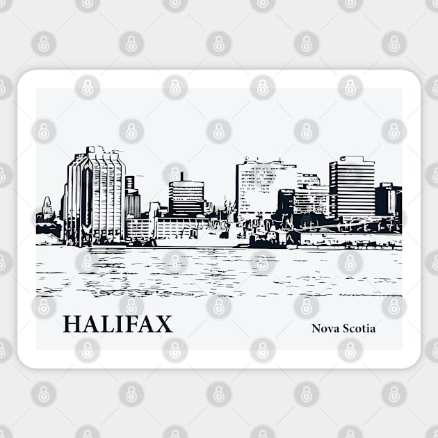 Halifax - Nova Scotia Sticker by Lakeric